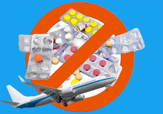 medicaments interdits avion